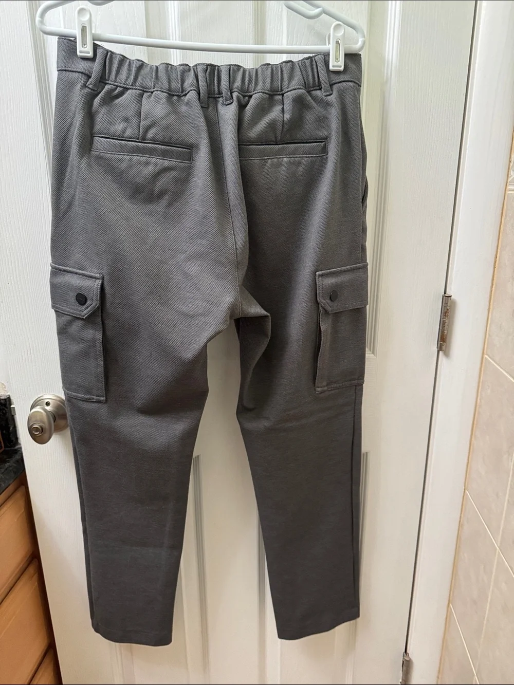 H&M Charcoal Gray Cargo Jogger Pants